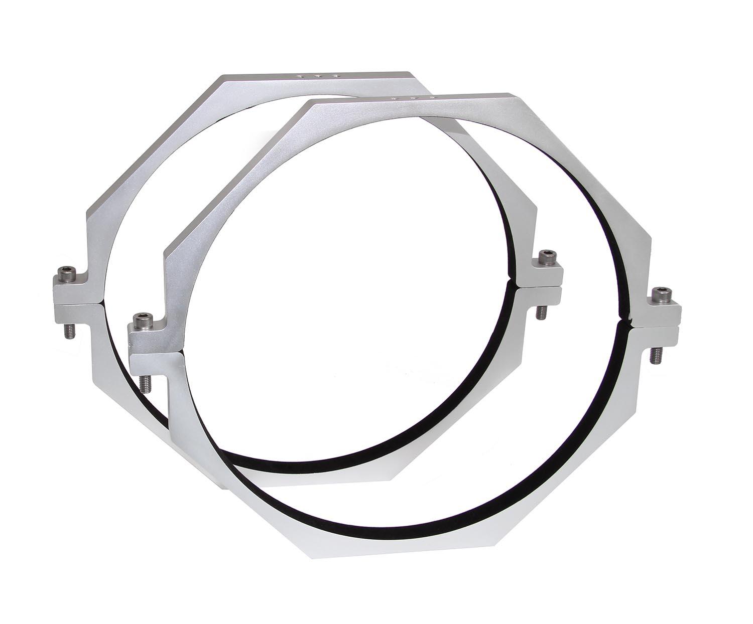  TS-Optics CNC Aluminium Tube Rings for telescopes with 358 mm diameter [EN] 