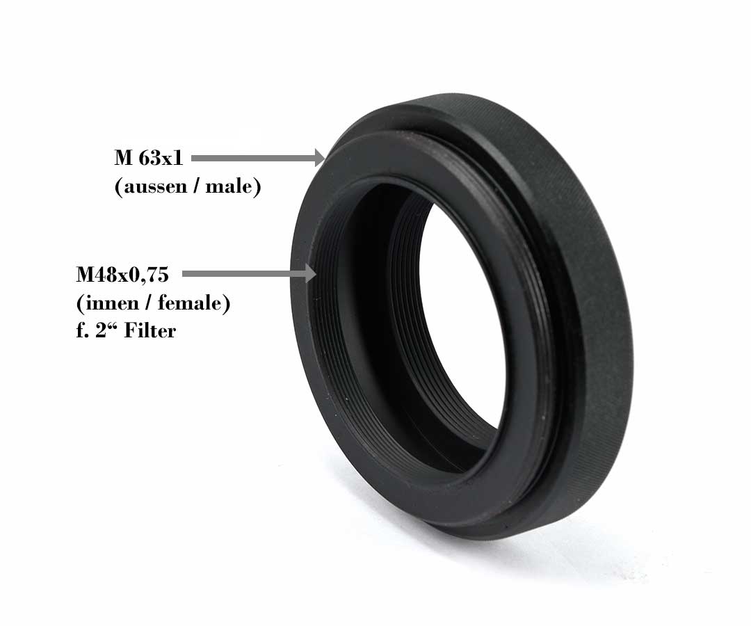    TS-Optics REFRACTOR 1.0x Flattener for Full Frame Sensors - M63x1 connection  [EN]  