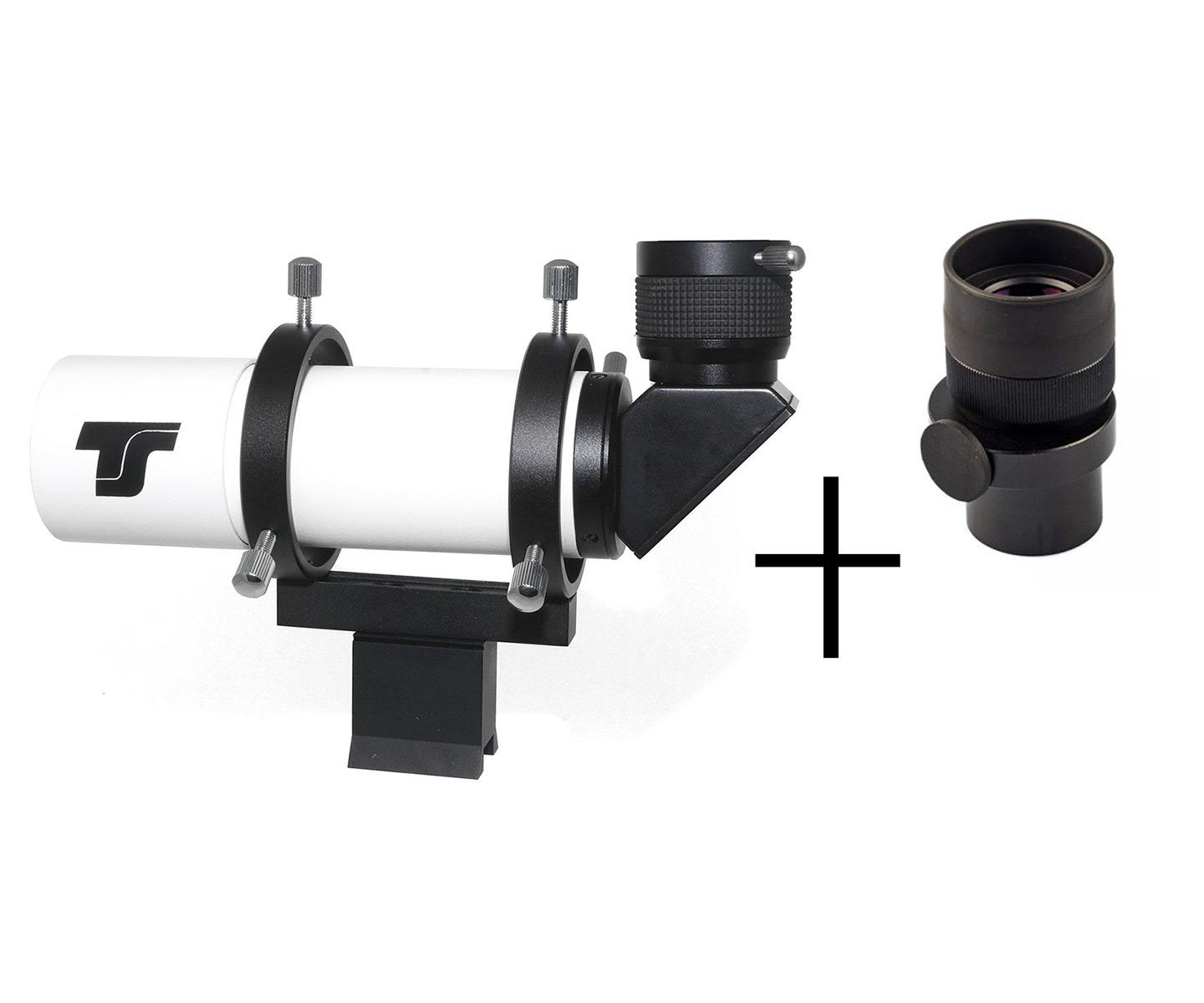 
TS-Optics 9x50 finder scope with 90° view and 1.25" focuser - illuminable [EN]
