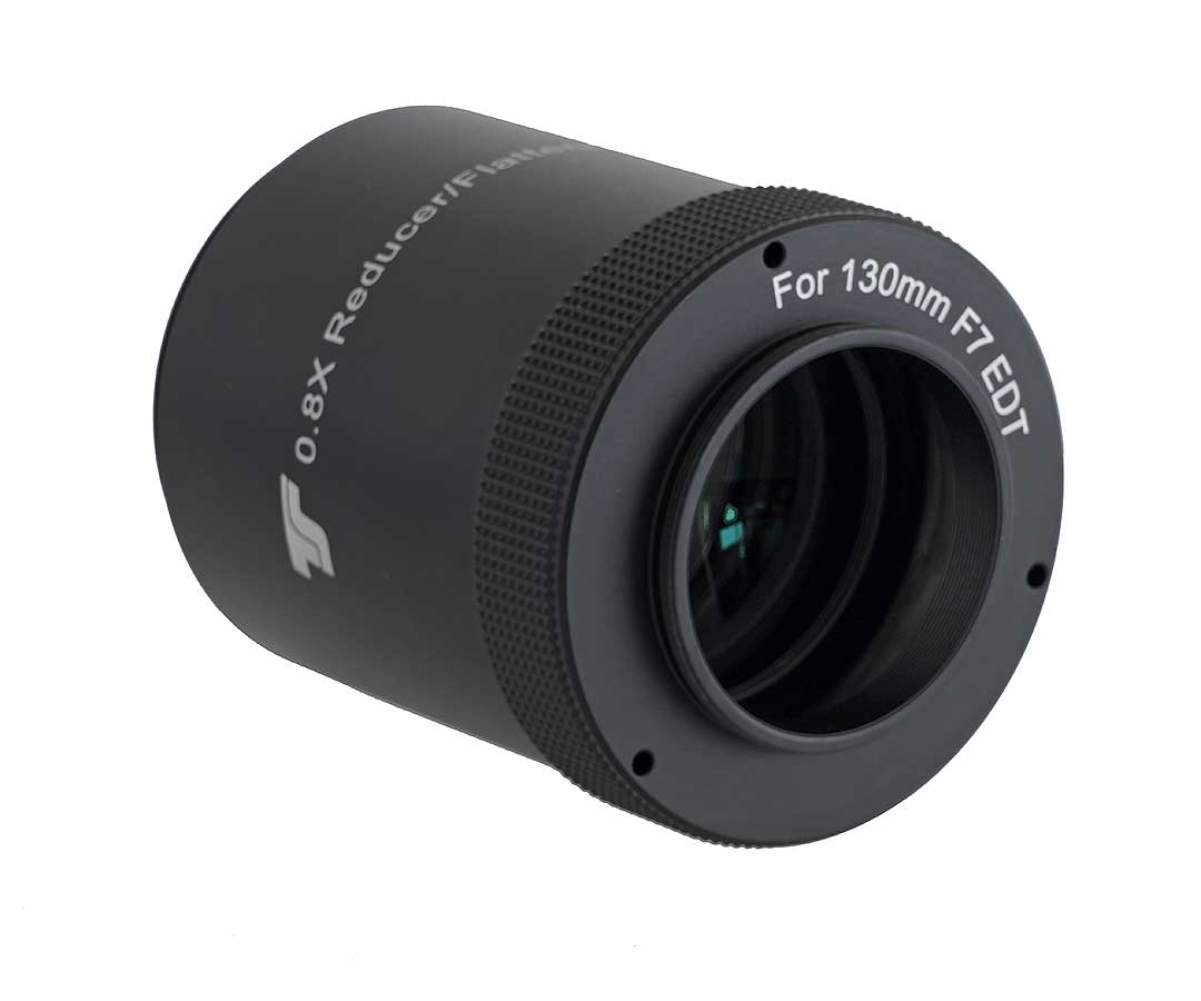  TS Photoline corrector and focal reducer 0.8x for astrophotography with the Photoline 130 mm f/7 Apo [EN] 