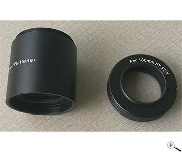  TS Photoline corrector and focal reducer 0.8x for astrophotography with the Photoline 115 mm f/7 Triplet Apo [EN] 