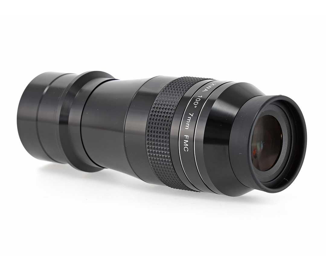  TS 7 mm 100° wide angle eyepiece for moon, planets and deep sky observation with extreme field of view. [EN] 