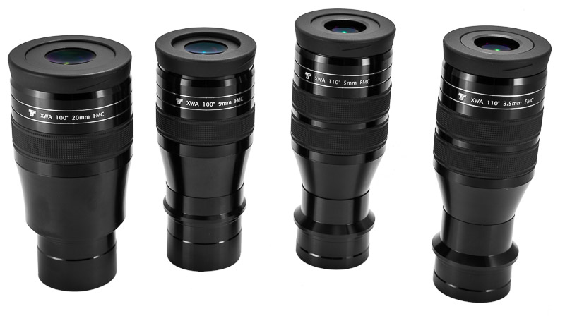  Oculare TS Optics da 110° XWA 5mm - riempito di azoto - barilotto da 31,8mm e 2" 