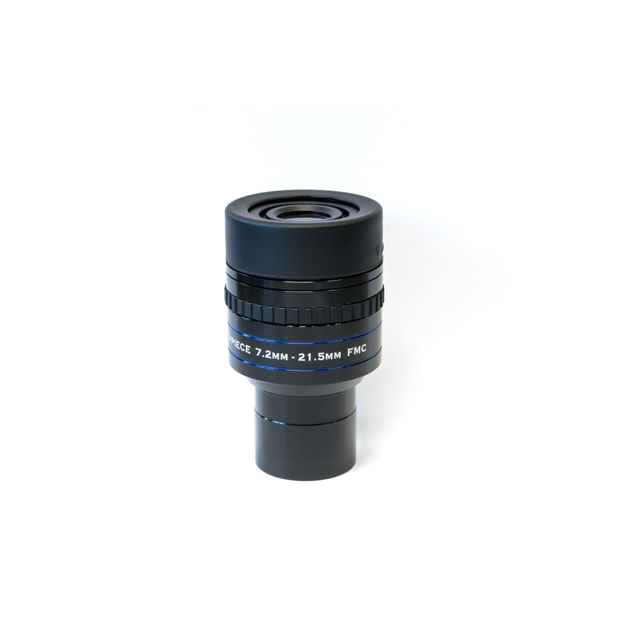  Oculare zoom 7.2mm-21.5mm con 7 elementi in 4 gruppi, barilotto da 31.8mm e paraluce Twist-Cup 