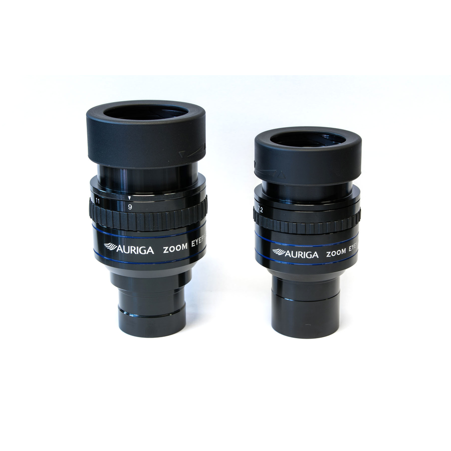  Oculare zoom 9mm-27mm con 7 elementi in 4 gruppi, barilotto da 31.8mm e paraluce Twist-Cup 