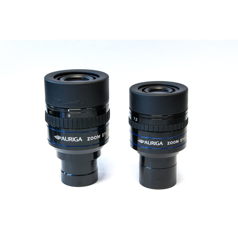  Oculare zoom 9mm-27mm con 7 elementi in 4 gruppi, barilotto da 31.8mm e paraluce Twist-Cup 