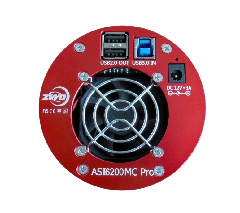     ZWO Color Cooled Astro Camera ASI 6200 Color Pro Sensore D=43,2mm
