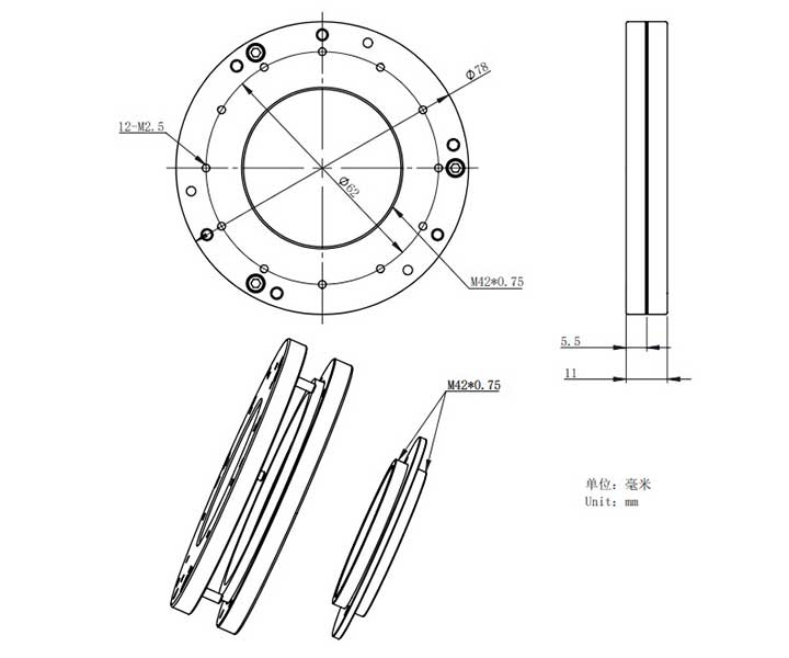  Il nuovo Tilter T2 Zwo ha una lunghezza di soli 11mm e può essere collegato a diverse camere sia cooled che uncooled 