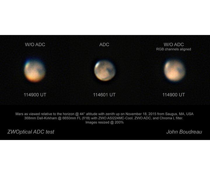   Correttore di dispersione atmosferica ZWO da 1,25"  